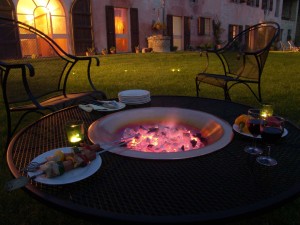 BBQ at Cascina rosa b&b, bed and breakfast in Monferrato