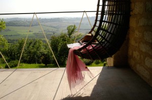 Rose bianche suite room panoramic view - Cascina rosa b&b, bed and breakfast in Monferrato